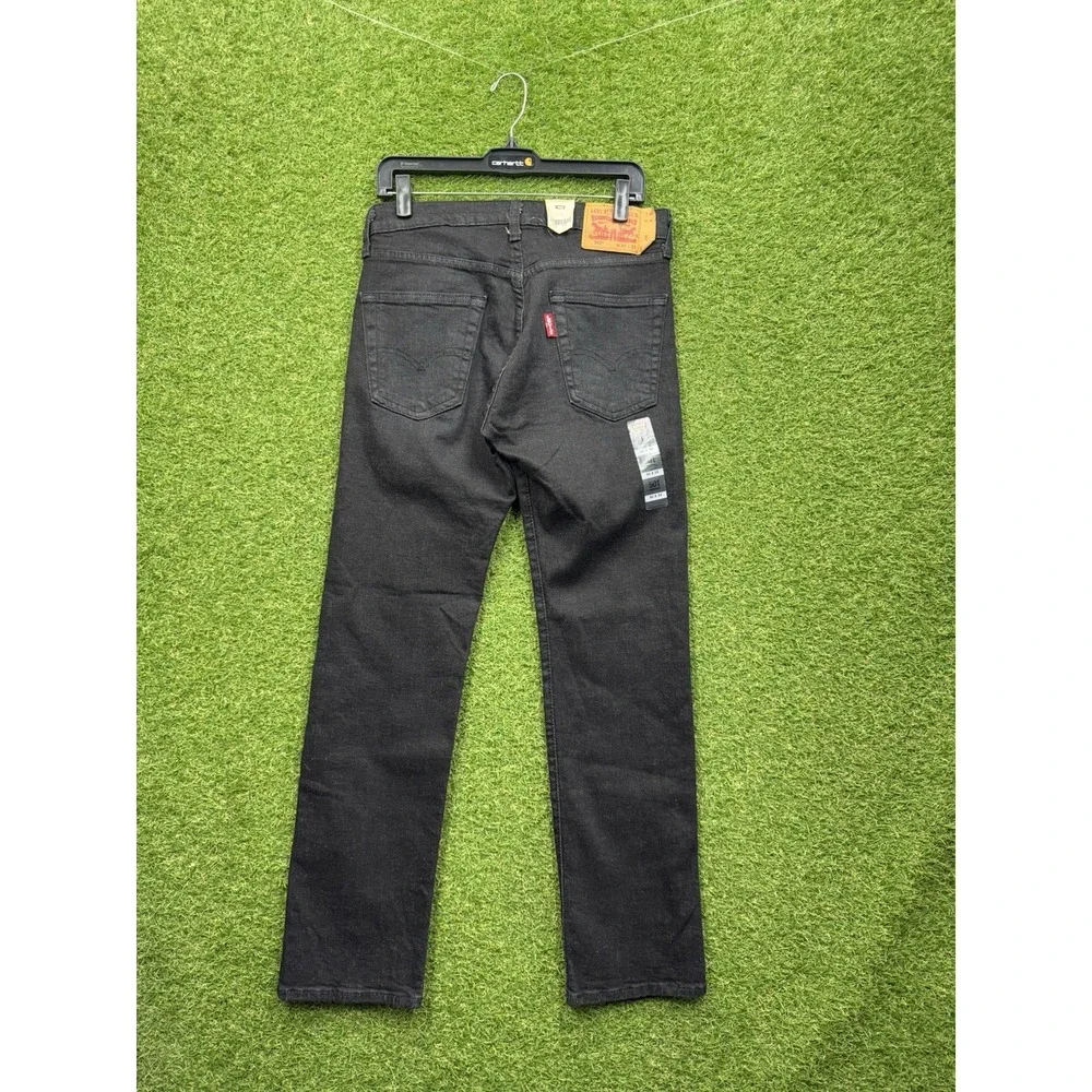 Levis 501 Jeans Mens 30x32 Black Legacy Straight Leg Original Fit Button Fly NWT